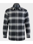Challenger BRONX — Chemise flanelle noir/gris