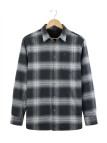 Challenger BRONX — Chemise flanelle noir/gris