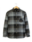 Challenger BRUNO7 — Surchemise flanelle doublée gris