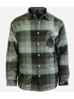 Challenger BRUNO7 — Surchemise flanelle doublée gris