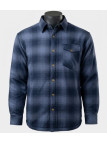 Challenger BRUNO11 — Surchemise flanelle doublée bleu