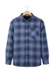 Challenger BRUNO11 — Surchemise flanelle doublée bleu