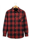 Challenger BRUNO13 — Surchemise flanelle doublée rouge