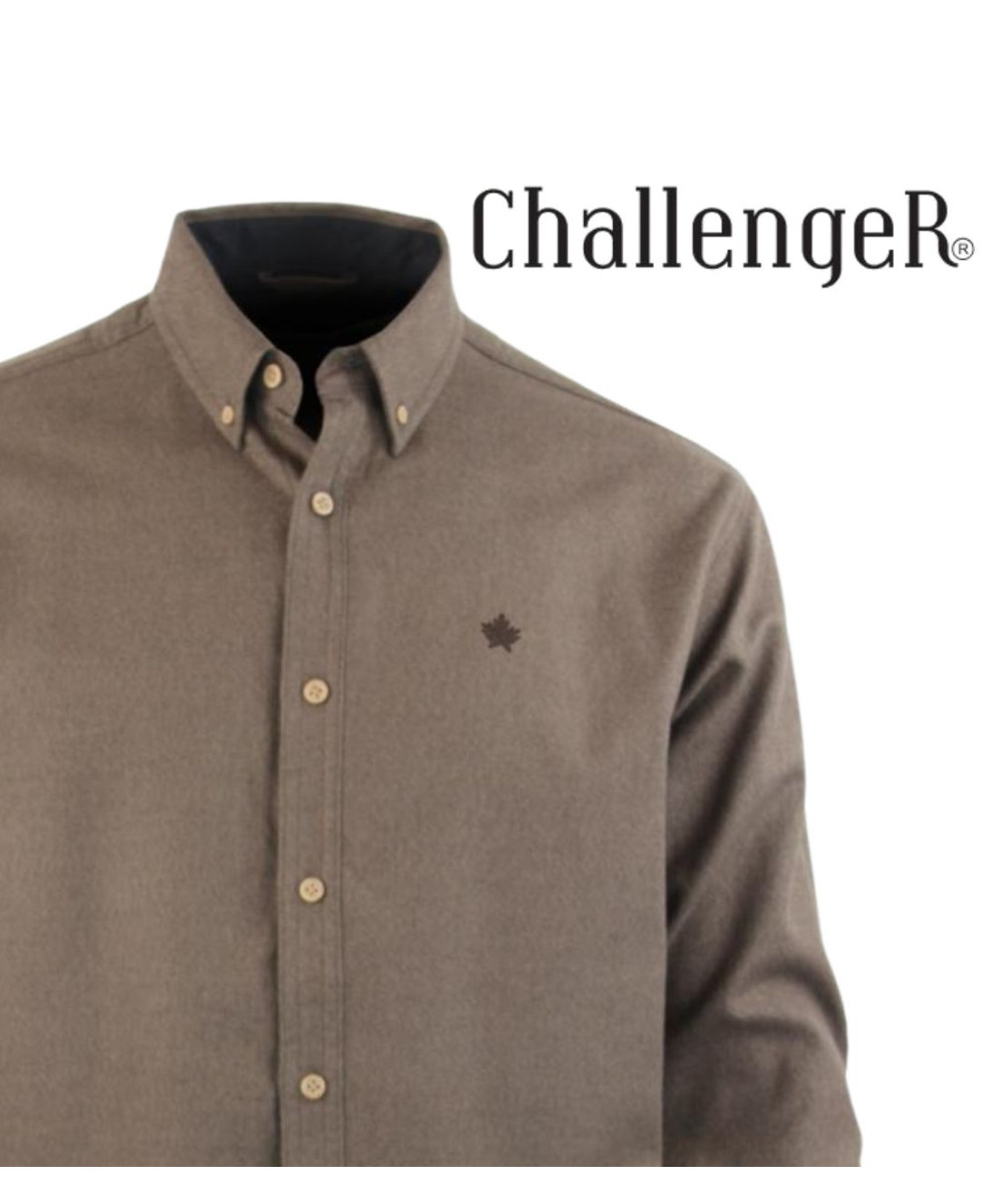 Challenger BUCAREST1 — Chemise flanelle marron