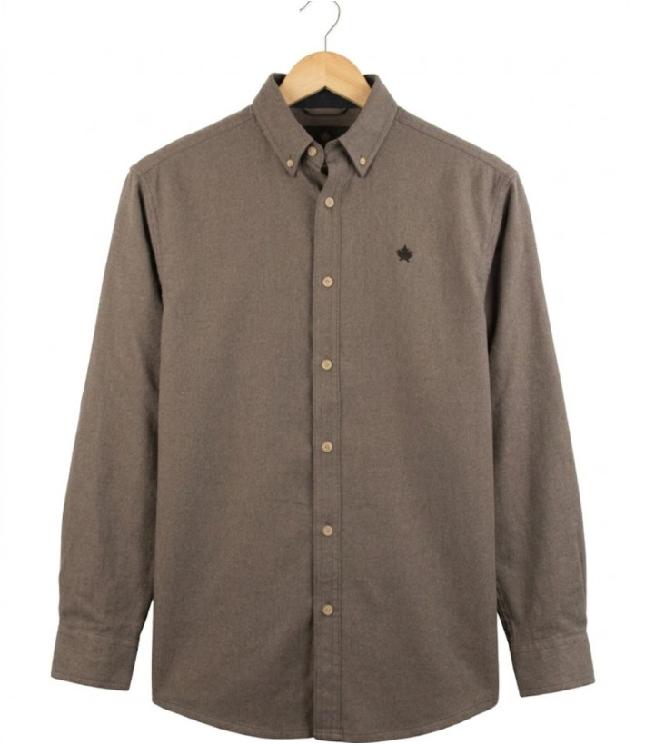 Challenger BUCAREST1 — Chemise flanelle marron