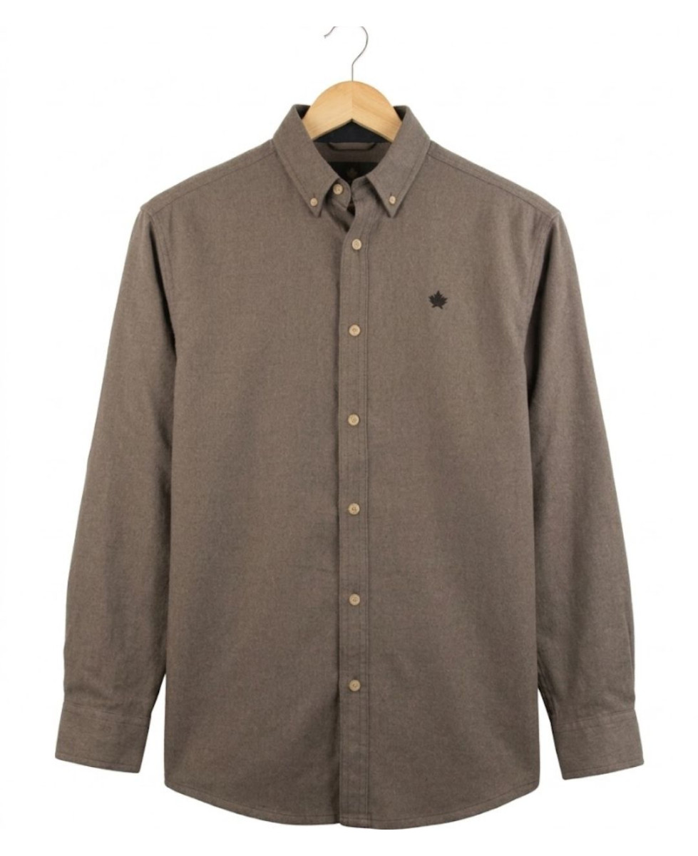 Challenger BUCAREST1 — Chemise flanelle marron