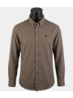 Challenger BUCAREST1 — Chemise flanelle marron