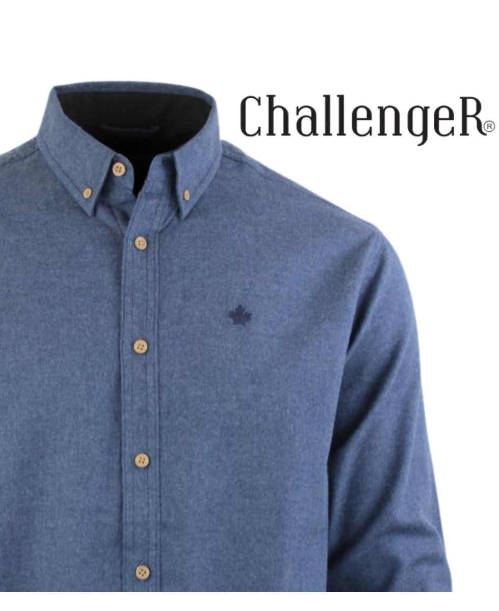 Challenger BUCAREST2 — Chemise flanelle bleu