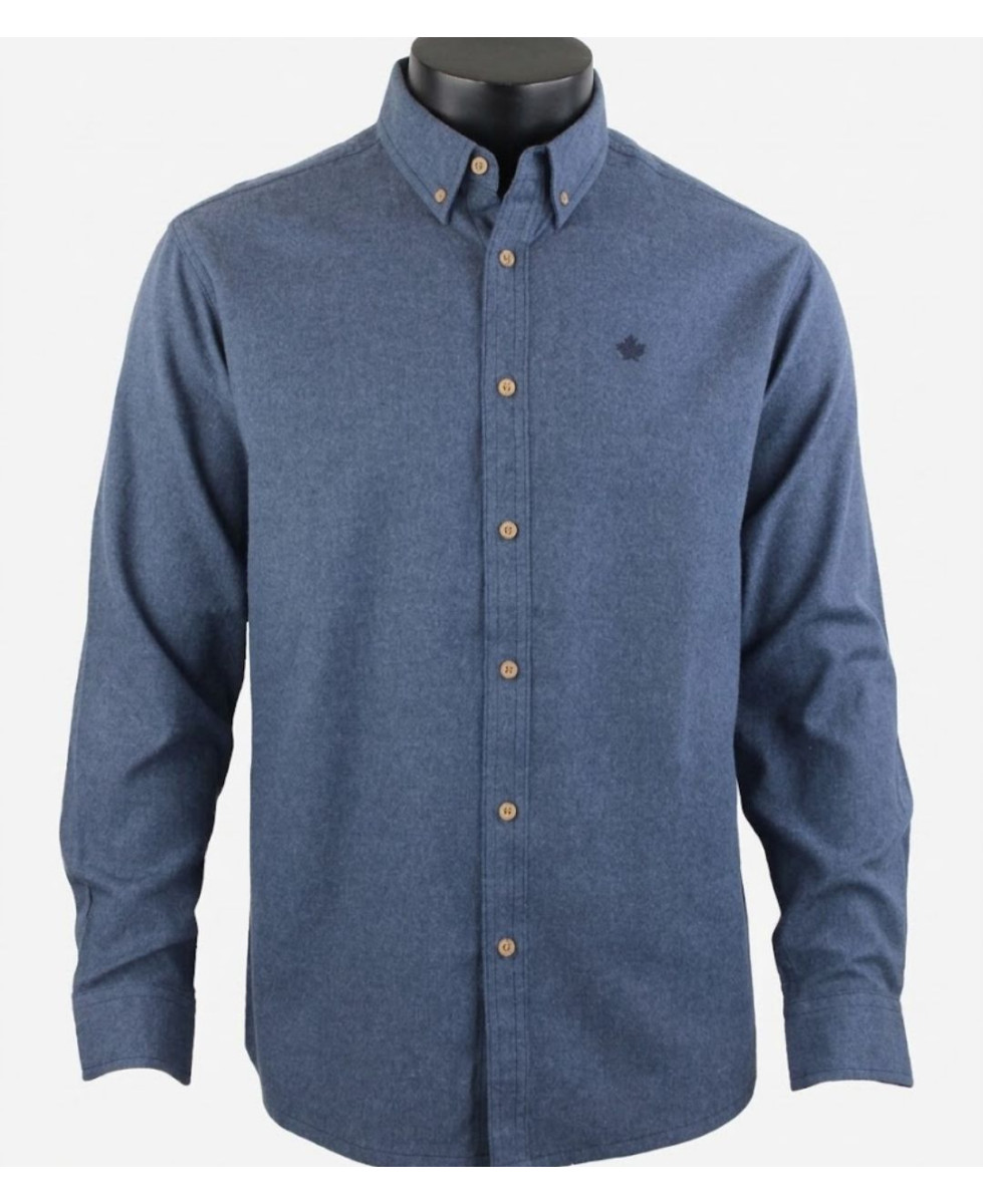 Challenger BUCAREST2 — Chemise flanelle bleu