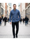 Challenger BUCAREST2 — Chemise flanelle bleu