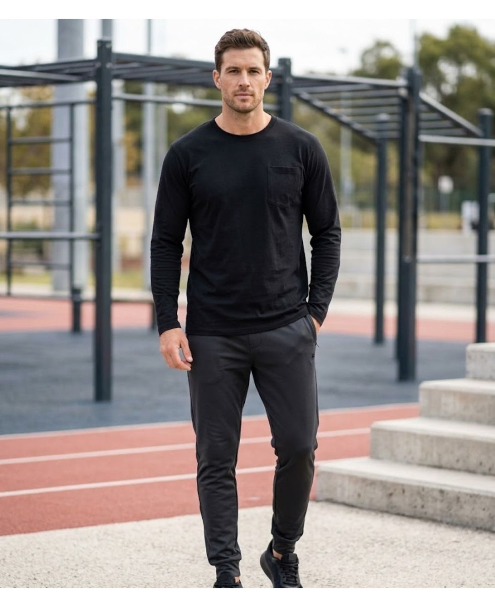 Challenger CORSAIRE5 — Tee-shirt manches longues noir