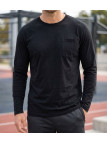 Challenger CORSAIRE5 Tee-shirt manches longues noir coton