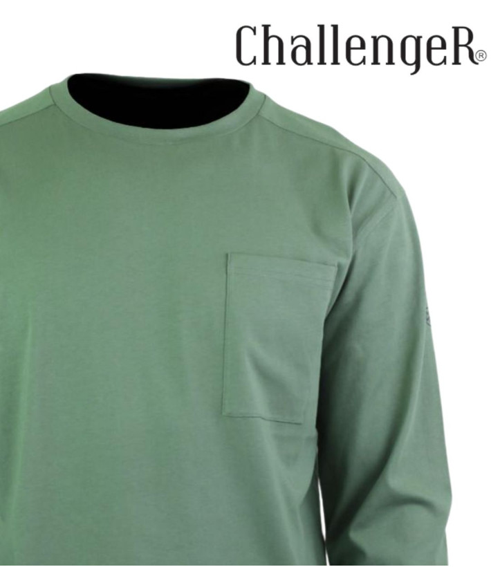 Challenger CORSAIRE9 — Tee-shirt manches longues kaki