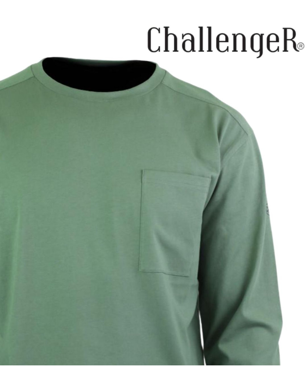 Challenger CORSAIRE9 — Tee-shirt manches longues kaki