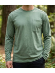 Challenger CORSAIRE9 Tee-shirt manches longues vert kaki coton