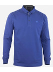 Challenger NATHAN1 — Polo manches longues bleu