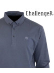 Challenger NATHAN2 — Polo manches longues gris