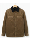 Challenger CURTIS1 — Blouson velours doublé taupe