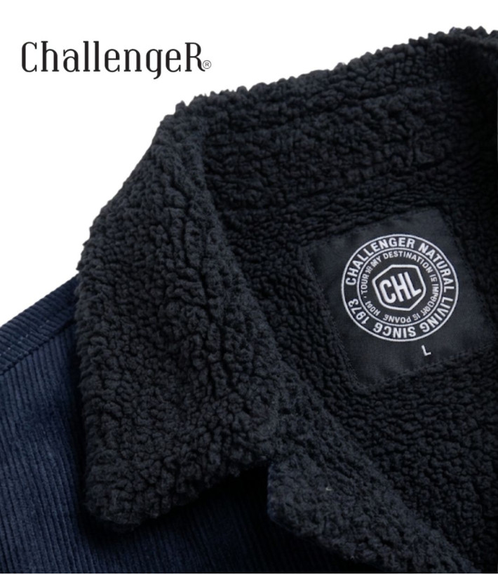 Challenger CURTIS2 — Blouson velours doublé taupe