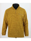 CHALLENGER CARIBOU7 — Sweat polaire camel anti-boulochage