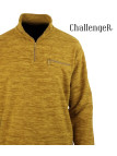 CHALLENGER CARIBOU7 — Sweat polaire camel anti-boulochage