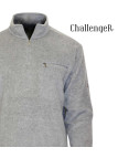CHALLENGER CARIBOU3 — Sweat polaire gris anti-boulochage