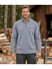 CHALLENGER CARIBOU4 — Sweat polaire zippé gris foncé chiné