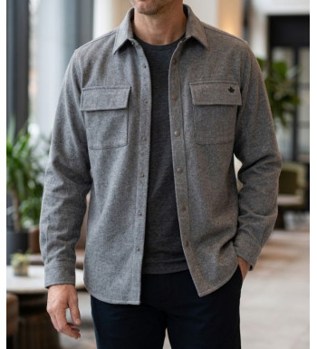 Challenger BALTHUS2 Surchemise flanelle gris chiné