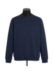CHALLENGER BULGARE4 — Sweat col rond bleu marine pour homme
