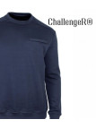 CHALLENGER BULGARE4 — Sweat col rond bleu marine pour homme