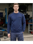 CHALLENGER PARFAIT2 — Sweat col rond molleton bleu 320 g