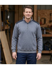Challenger PIERRO1 — Sweat camionneur homme en molleton gris