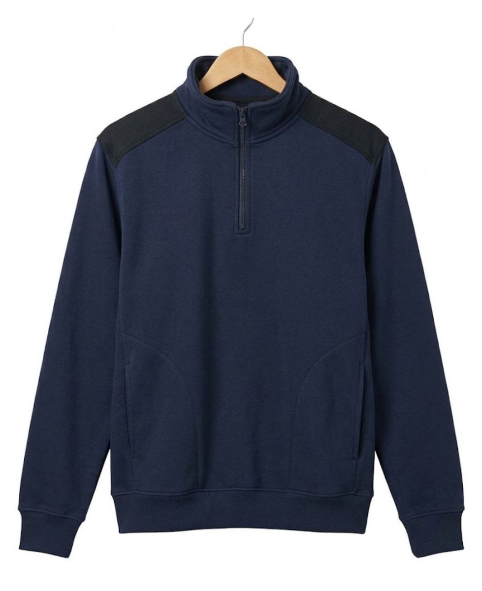 Challenger PIERRO2 — Sweat camionneur bleu et résistant
