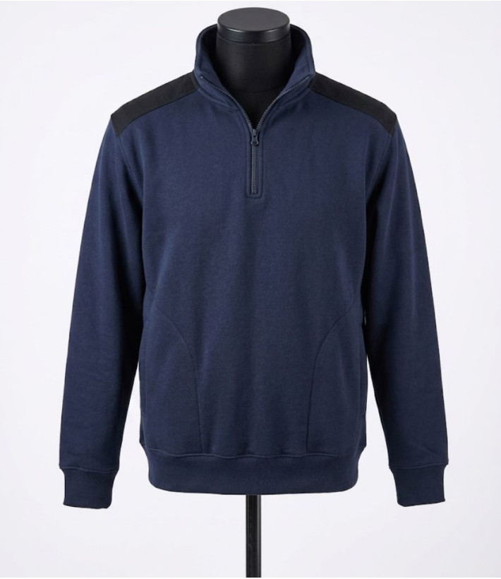 Challenger PIERRO2 — Sweat camionneur bleu et résistant