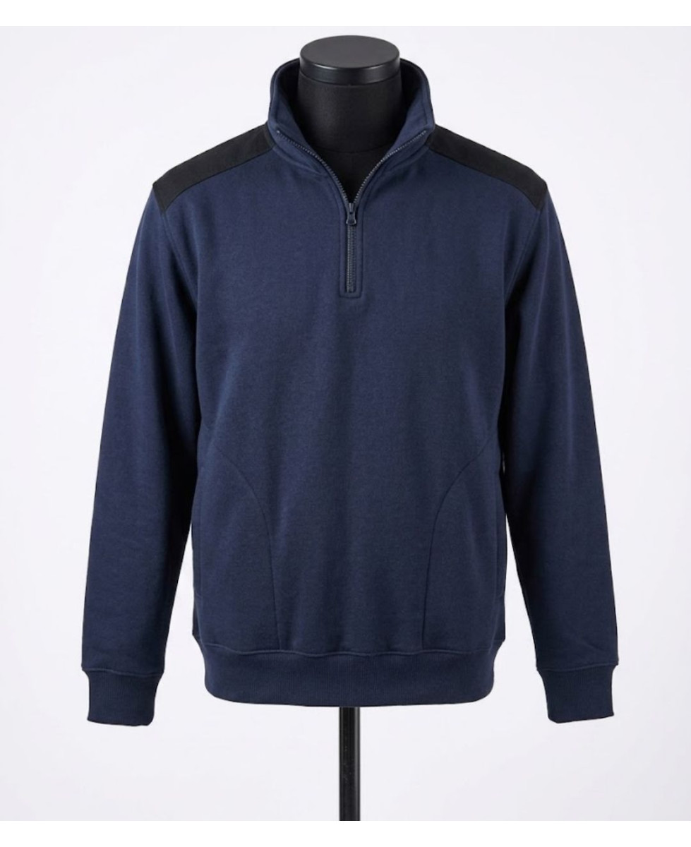 Challenger PIERRO2 — Sweat camionneur bleu et résistant
