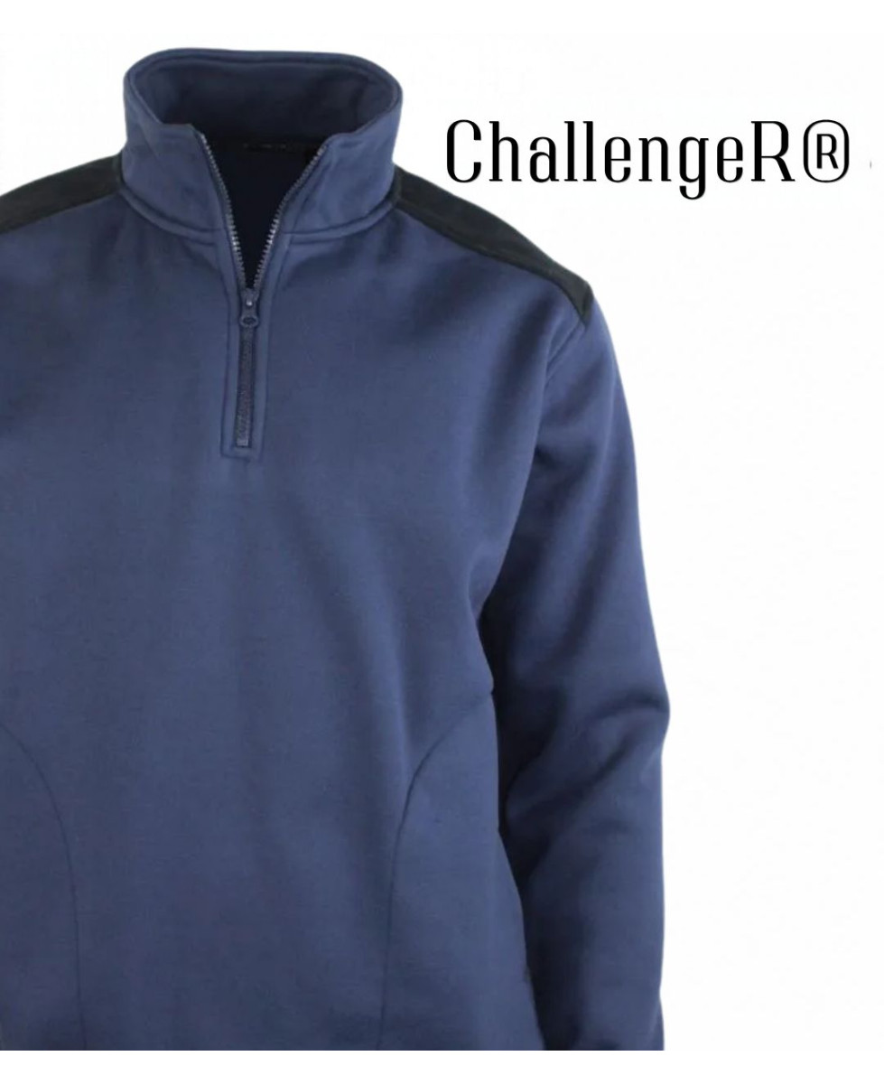 Challenger PIERRO2 — Sweat camionneur bleu et résistant