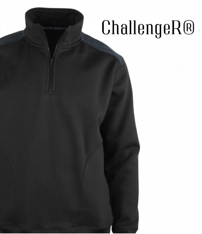 Challenger PIERRO4 — Sweat camionneur noir chaud résistant