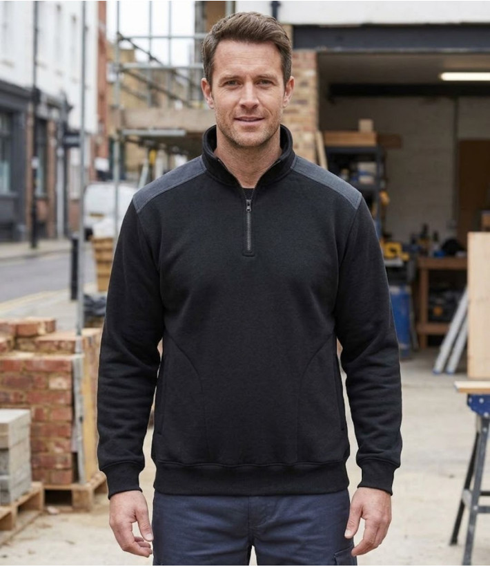 Challenger PIERRO4 — Sweat camionneur noir chaud résistant