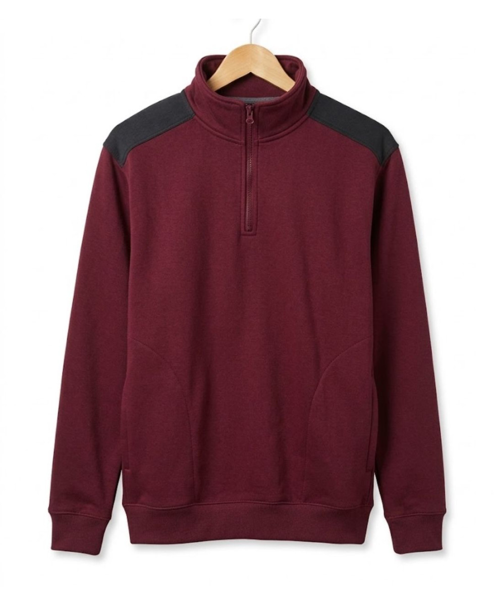 Challenger PIERRO5 — Sweat camionneur bordeaux résistant