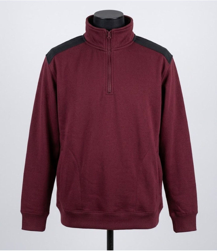 Challenger PIERRO5 — Sweat camionneur bordeaux résistant
