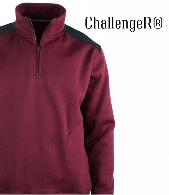 Challenger PIERRO5 — Sweat camionneur bordeaux résistant
