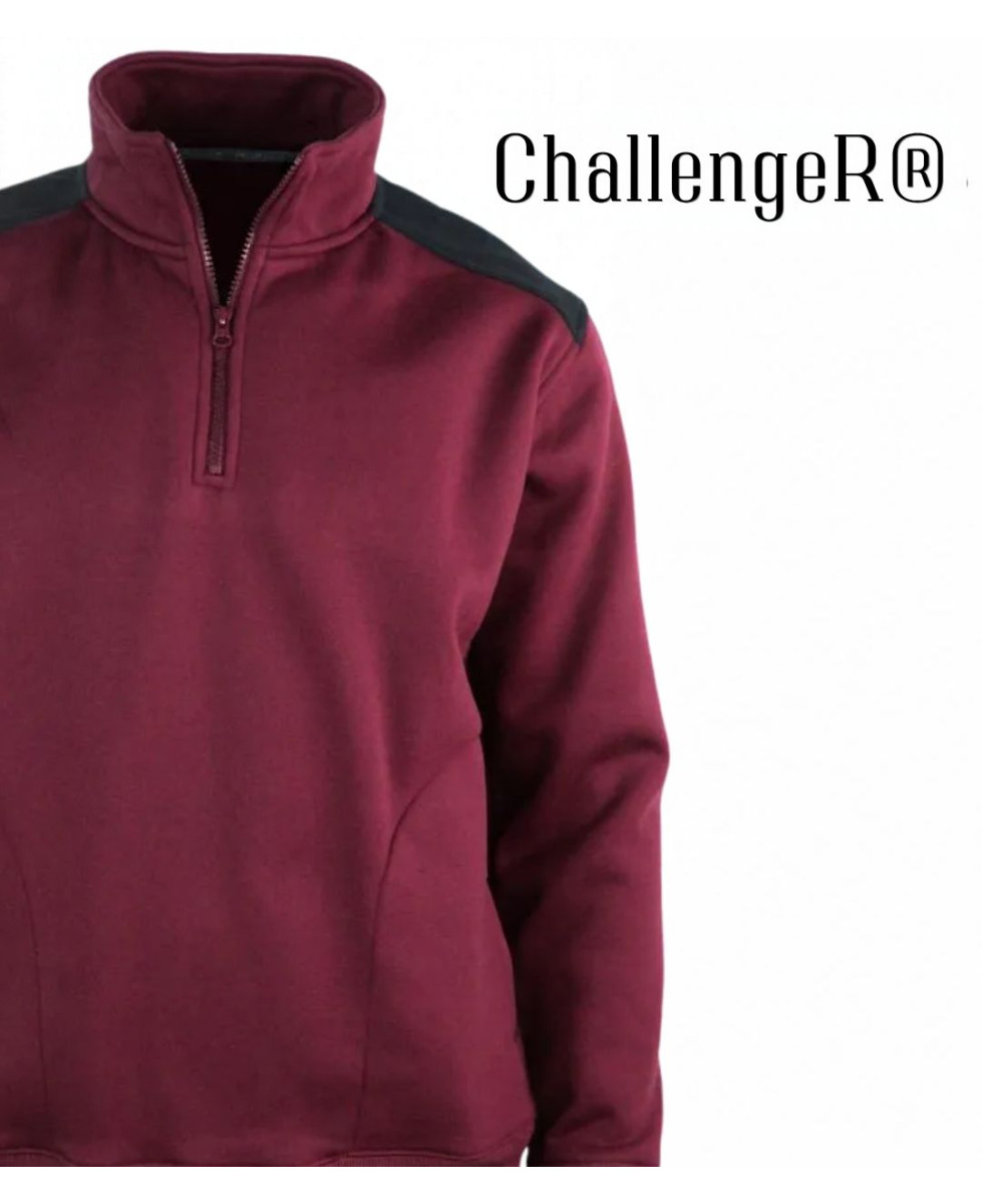 Challenger PIERRO5 — Sweat camionneur bordeaux résistant