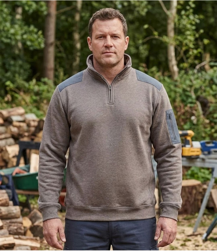 Challenger PRODIGE3 — Sweat camionneur taupe résistant