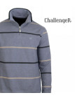 Challenger PORTO1 — Sweat camionneur rayé gris masculin