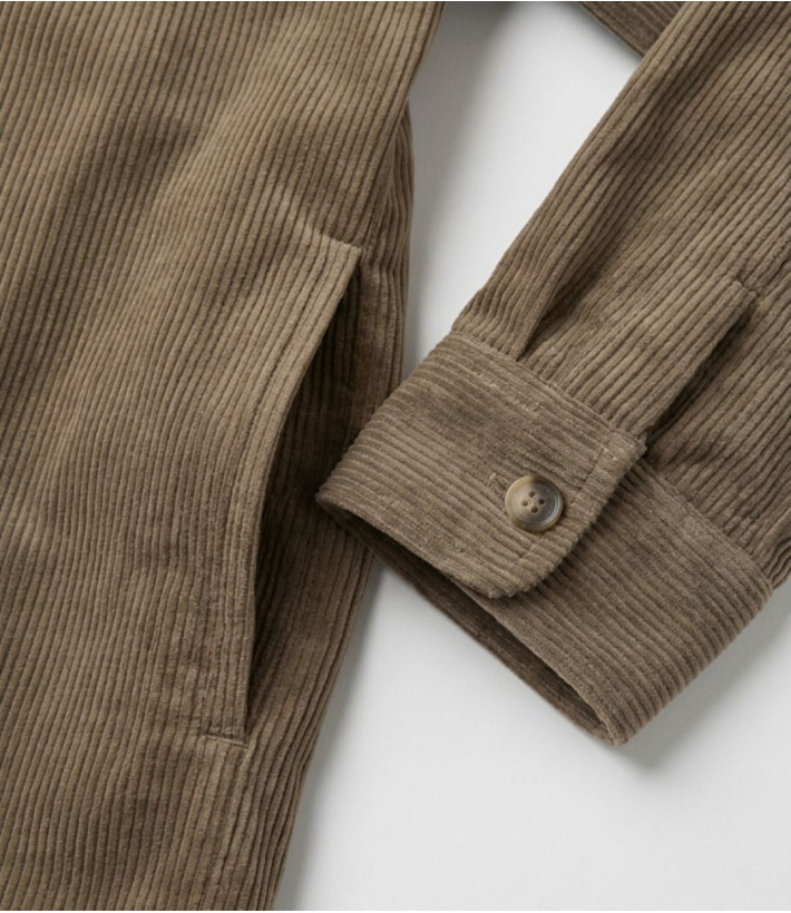 Challenger CURTIS1 — Blouson velours doublé taupe