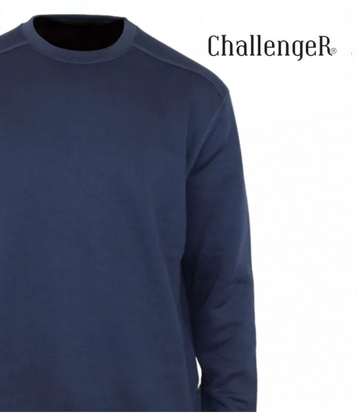 CHALLENGER E213 — Sweat col rond homme très résistant