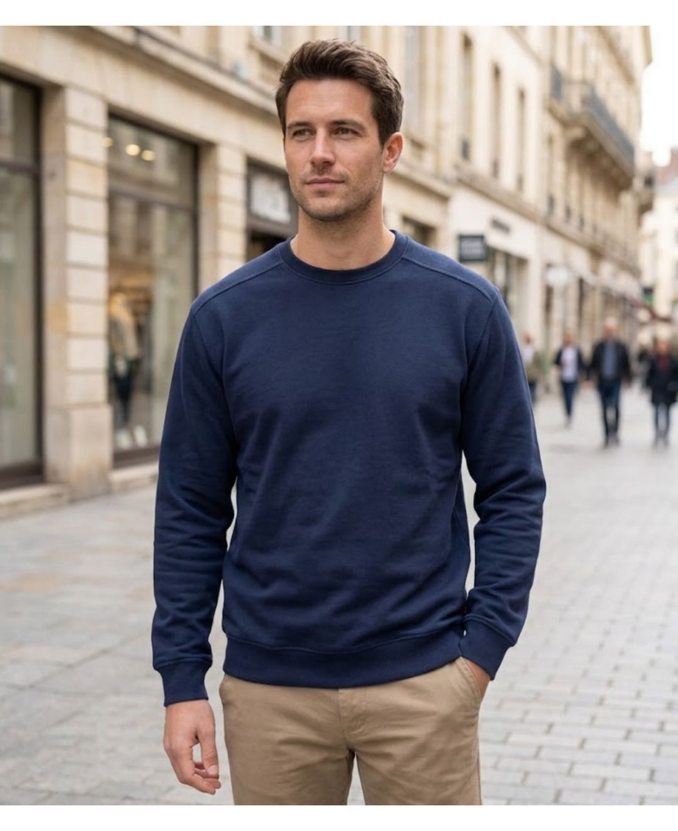 CHALLENGER E213 — Sweat col rond homme très résistant