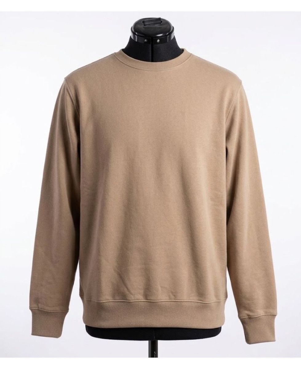 CHALLENGER E213 — Sweat col rond beige ultra-résistant