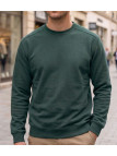 Sweat col rond homme vert CHALLENGER E213