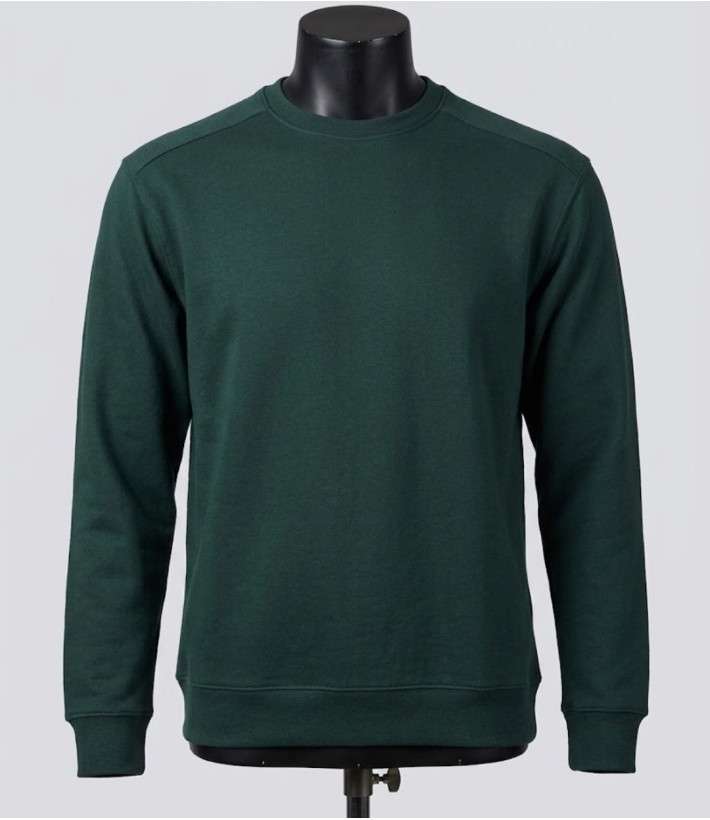 CHALLENGER E213 — Sweat col rond vert très résistant